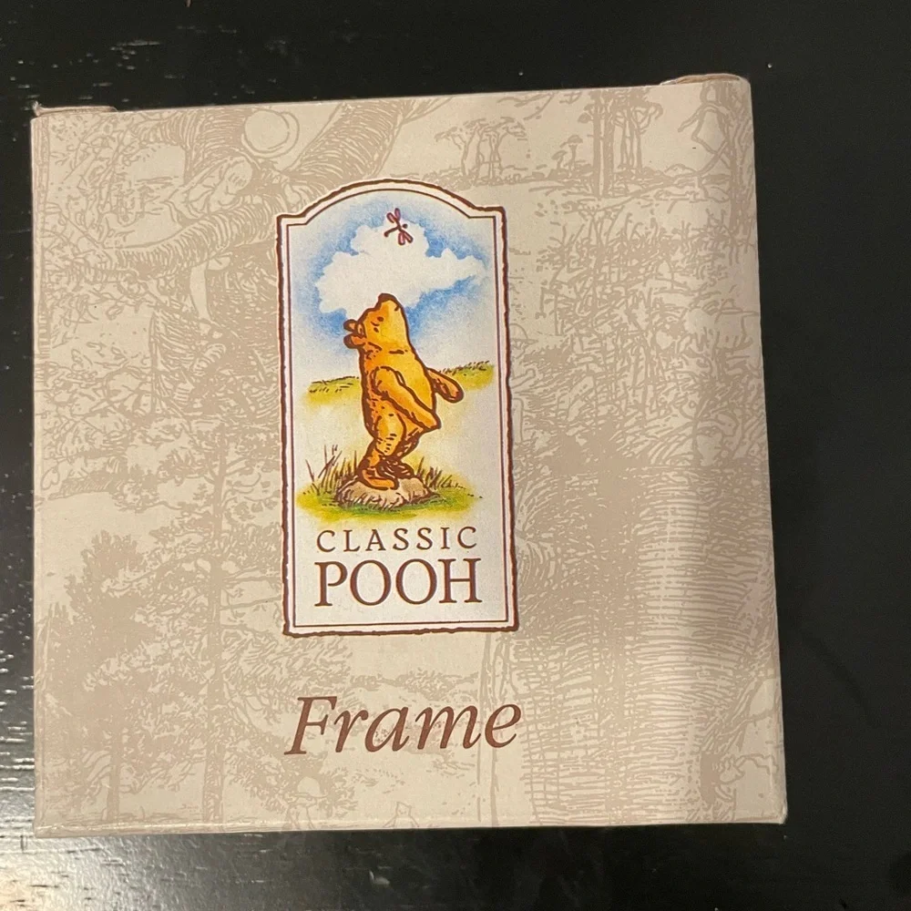 Classic Pooh Cream and Pink Picture Frame